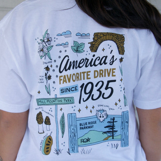 ROA Lifestyle Blue Ridge Parkway T-Shirt
